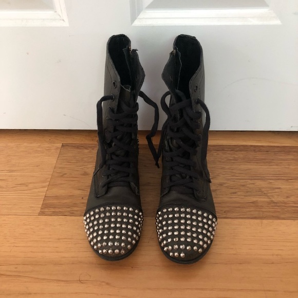 Steve Madden studded combat boots - Picture 8 of 8